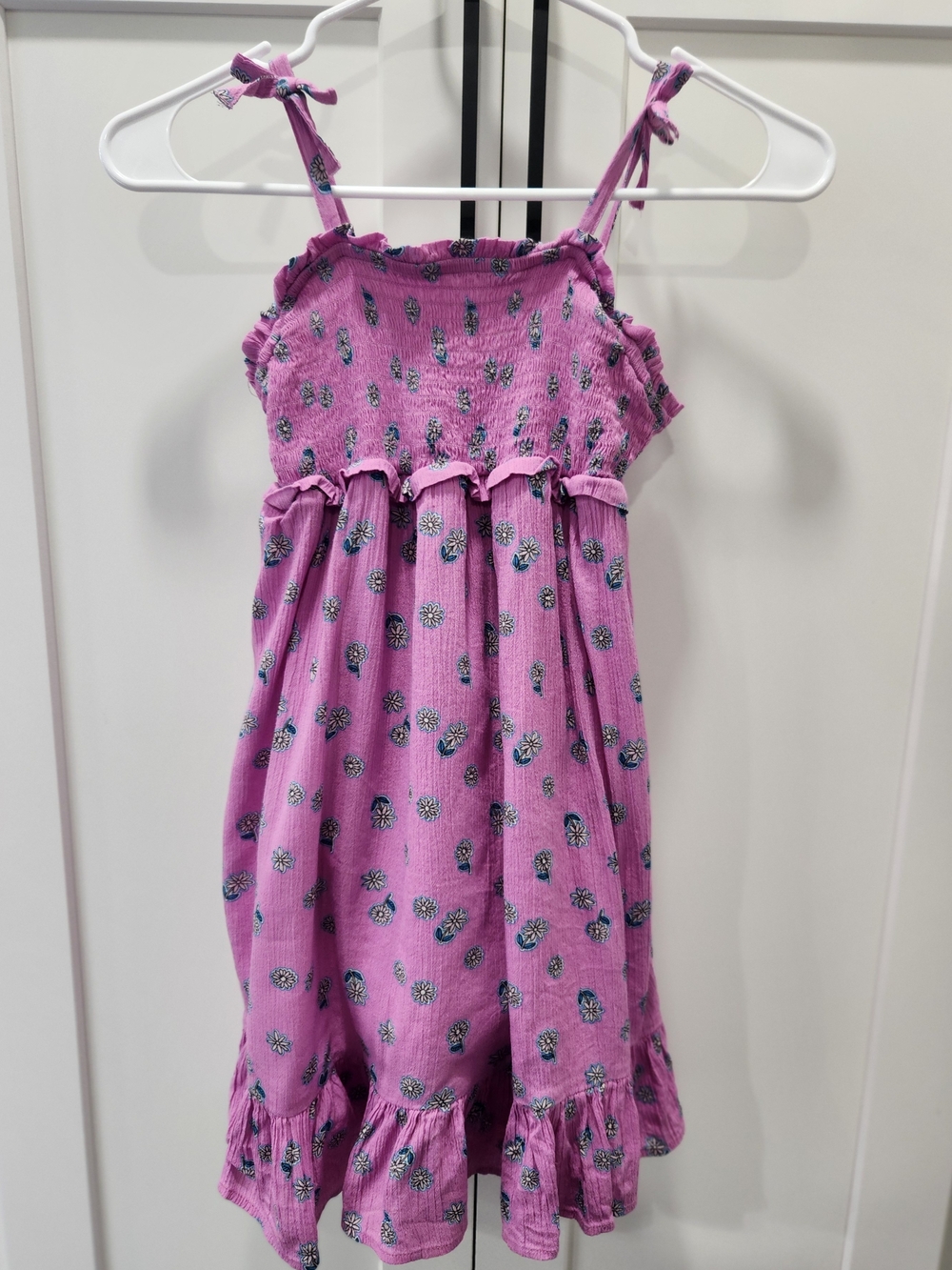Tucker + Tate Floral Smocked Ruffle Trim Sundress